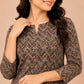 Kuraj Top Palazzos Co-ords Set - Zigzag Geometric Print