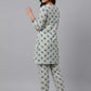 Kuraj Tunic Pant Co-ords Set - Geometric Print