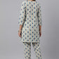 Kuraj Tunic Pant Co-ords Set - Geometric Print