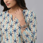 Kuraj Tunic Pant Co-ords Set - Geometric Print