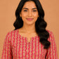 Kuraj Tunic Palazzos Co-ords Set - Vertical Ethnic Print