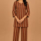 Kuraj Tunic Palazzos Co-ords Set - Vertical Zigzag Print