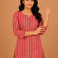 Kuraj Tunic Palazzos Co-ords Set - Vertical Ethnic Print