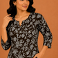 Kuraj Tunic Palazzos Co-ords Set - Botanical Floral Print
