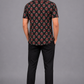 KURAJ Men's Black Floral Printed Regular Fit Half Sleeve Casual Shirt