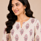 Kuraj Tunic Palazzos Co-ords Set - Beige Printed