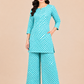 Kuraj Tunic Palazzos Co-ords Set - Checked Print