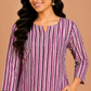 Kuraj Tunic Pant Co-ords Set - Stripe Print