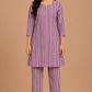 Kuraj Tunic Pant Co-ords Set - Stripe Print
